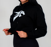 Lady Animal - Women's Cropped Hoodie